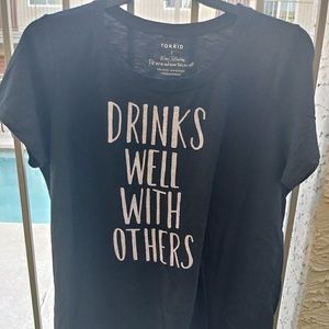 Drinks well tshirt